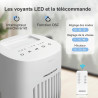 Aigostar Robert - Ventilateur Colonne (86 cm),Silencieux, 3 Vitesses et 3 Modes,Oscillation 70°,Ventilateur Portable avec Minute