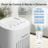 Aigostar Robert -Ventilateur Colonne avec Télécommande,Silencieux, 3 Vitesses et 3 Modes,Oscillation 70°,Ventilateur Portable av