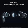 Samsung galaxy buds4 pro, écouteurs bleutooth sans fil, son hi-fi de qualité studio, double haut-parleur, appels ultra clairs, a
