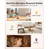 2.5K(4MP) Camera Surveillance WiFi Interieur sans Fil, 360° Caméra Interieur Batterie 6000mAh, 2.4G/5GHz, Vision Nocturne, Détec