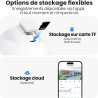 GALAYOU 2K Camera Surveillance WiFi Exterieure sans Fil - Camera Exterieur sans Fil Solaire, 2.4GHz, 360° PTZ Suivi, PIR + Alarm