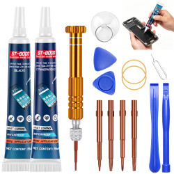 Colle Ecran Smartphone - Colle Telephone Forte avec Outils de Réparation, Super Glue pour Ecran de Téléphone Maquette Textile Cu