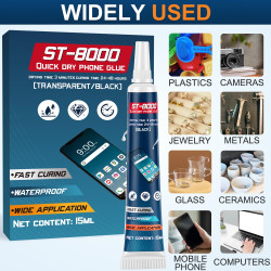 Colle Ecran Smartphone - Colle Telephone Forte avec Outils de Réparation, Super Glue pour Ecran de Téléphone Maquette Textile Cu