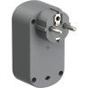 Electraline 531196 Adaptateur Fiche Multiprise Biplite Prima 2 Prises françaises 16A, Adaptateur Murale, Blanc