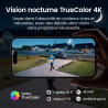 aosu 4K Caméra Surveillance WiFi Extérieure sans Fil,8MP Camera Exterieur Solaire,Vision Nocturne TrueColor,Triple Détection (PI