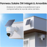 aosu 4K Caméra Surveillance WiFi Extérieure sans Fil,8MP Camera Exterieur Solaire,Vision Nocturne TrueColor,Triple Détection (PI
