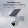 aosu 4K Caméra Surveillance WiFi Extérieure sans Fil,8MP Camera Exterieur Solaire,Vision Nocturne TrueColor,Triple Détection (PI