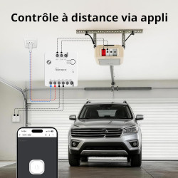 SONOFF Mini ZBD Zigbee 3.0 Relais de contact sec AC/DC compatible avec hubs Zigbee, fonctionne avec Alexa & Google Home, relais 