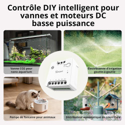 SONOFF Mini ZBD Zigbee 3.0 Relais de contact sec AC/DC compatible avec hubs Zigbee, fonctionne avec Alexa & Google Home, relais 