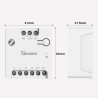 SONOFF Mini ZBD Zigbee 3.0 Relais de contact sec AC/DC compatible avec hubs Zigbee, fonctionne avec Alexa & Google Home, relais 