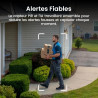 aosu 2K Caméra Surveillance WiFi Extérieure Intérieur sans Fil, Kit 2 Caméras avec aosuBase 2.0 Stockage Local, sans Abonnement,