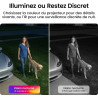 aosu 2K Caméra Surveillance WiFi Extérieure Intérieur sans Fil, 4 Cam Kit & 2.0 aosuBase, sans Abonnement, Extensible à 1 to, AI