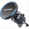 GizmoVine Support Téléphone Voiture Magnétique MagSafe 2026 - Crochet Métallique Réglable, 20 Aimants N52, Force 3KG, pour Grill