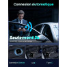 DH5 Adaptateur CarPlay sans Fil, Connexion Filaire vers sans Fil avec Type-C/USB, Plug-and-Play avec Connexion Automatique, Comp