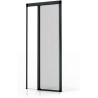 Avosdim Store moustiquaire Porte Alu Luxe - H230 x L140cm recoupable - Gris anthracite 7016 texturé - Protection contre les inse