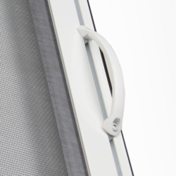 Avosdim Store moustiquaire Porte Alu Luxe - H230 x L140cm recoupable - Gris anthracite 7016 texturé - Protection contre les inse