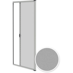 Avosdim Store moustiquaire Porte Alu Luxe - H230 x L140cm recoupable - Gris 7038 texturé - Protection contre les insectes ajusta