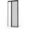 Avosdim Store moustiquaire Porte Alu Luxe - H230 x L140cm recoupable - Marron 8019 texturé - Protection contre les insectes ajus