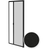 Avosdim Store moustiquaire Porte Alu Luxe - H230 x L140cm recoupable - Noir 9005 texturé - Protection contre les insectes ajusta