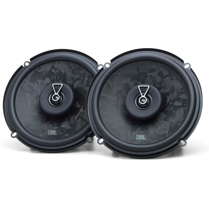 JBL Stage3 Gen2 68F Haut-Parleurs Voiture Coaxiaux 2 Voies 16,5cm (6,5 Pouces) 560W Pack de 2 - Hi-FI Audio Automobile Basses Pl
