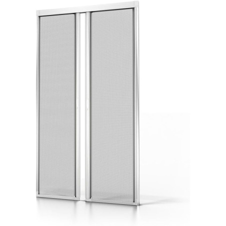 Avosdim Store moustiquaire Porte Alu Luxe (Blanc, L240 x H 230 cm)