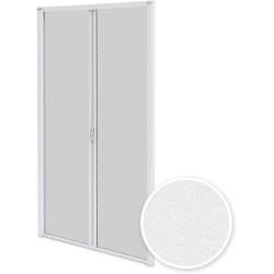 Avosdim Store moustiquaire Porte Alu Luxe (Blanc, L240 x H 230 cm)