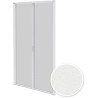 Avosdim Store moustiquaire Porte Alu Luxe (Blanc, L240 x H 230 cm)