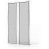 Avosdim Store moustiquaire Porte Alu Luxe (Blanc, L240 x H 230 cm)