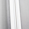Avosdim Store moustiquaire Porte Alu Luxe (Blanc, L240 x H 230 cm)