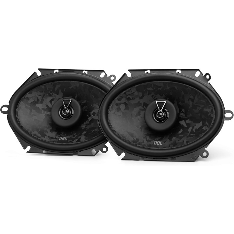 JBL Stage3 Gen2 868F Haut-Parleurs Voiture Coaxiaux 2 Voies 6x8 Pouces (15x20cm) 600W Pack de 2 - Hi-FI Audio Automobile Basses 