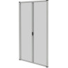Avosdim Store moustiquaire Porte Alu Luxe (Gris RAL7038, L240 x H 230 cm)