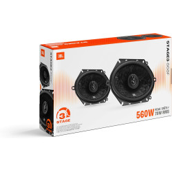 JBL Stage3 Gen2 868F Haut-Parleurs Voiture Coaxiaux 2 Voies 6x8 Pouces (15x20cm) 600W Pack de 2 - Hi-FI Audio Automobile Basses 
