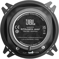 JBL Stage3 Gen2 48F Haut-Parleurs Voiture Coaxiaux 2 Voies 10cm (4 Pouces) 400W Pack de 2 - Hi-FI Audio Automobile Basses Plus O