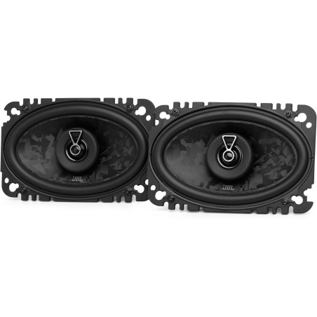 JBL Stage3 Gen2 648F Haut-Parleurs Voiture Coaxiaux 2 Voies 4x6 Pouces (10x15cm) 480W Pack de 2 - Hi-FI Audio Automobile Basses 