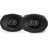 JBL Stage3 Gen2 968MF Haut-Parleurs Voiture Coaxiaux 3 Voies 6x9 Pouces (15x23cm) 640W Pack de 2 - Hi-FI Audio Automobile Puissa