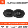 JBL Stage3 Gen2 968MF Haut-Parleurs Voiture Coaxiaux 3 Voies 6x9 Pouces (15x23cm) 640W Pack de 2 - Hi-FI Audio Automobile Puissa