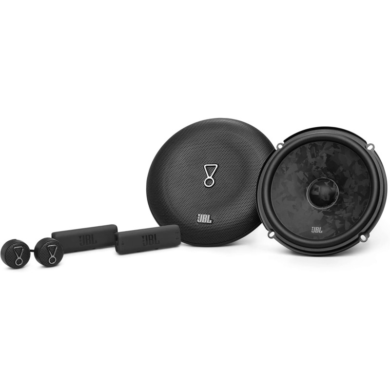 JBL Stage3 Gen2 68C Système de Haut-Parleurs Éclatés 2 Voies 16,5cm (6,5") 760W Pack de 2 - Kit Composants Audio Voiture Tweeter