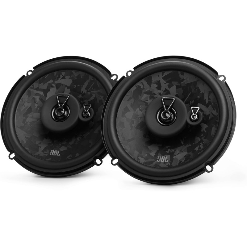 JBL Stage3 Gen2 68MF Haut-Parleurs Voiture Coaxiaux 3 Voies 16,5cm (6,5 Pouces) 560W Pack de 2 - Hi-FI Audio Automobile Basses P