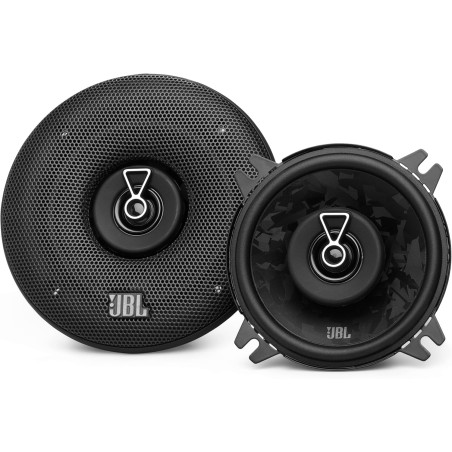 JBL Stage3 Gen2 48 Haut-Parleurs Voiture Coaxiaux 2 Voies 10cm (4 Pouces) 400W Pack de 2 - Hi-FI Audio Automobile Basses Plus On