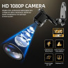 Camera Espion sans Fil 1080P-Mini Caméra Cachée Discrète avec Détection Mouvement et Vision Nocturne, Caméra Surveillance Intéri