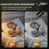 Caméra Espion sans Fil 1080P,Micro Spy Cam Discrète Invisible avec Détection Mouvement Vision Nocturne pour Surveillance Maison,