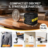 Caméra Espion sans Fil 1080P,Micro Spy Cam Discrète Invisible avec Détection Mouvement Vision Nocturne pour Surveillance Maison,