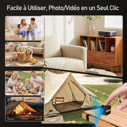 Caméra Espion sans Fil 1080P,Micro Spy Cam Discrète Invisible avec Détection Mouvement Vision Nocturne pour Surveillance Maison,