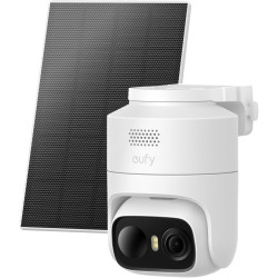 eufy Security eufyCam C37, caméra Surveillance WiFi extérieure sans Fil, Suivi IA motorisé à 360°, Solaire 2K, détection de Pers
