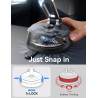 JOYROOM Support de téléphone de voiture, [3 volets] MagSafe Support de voiture pour voiture, [Ventouse Pro + Base en gel] Rotati