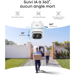eufy Security eufyCam C37, kit de 4, caméra Surveillance WiFi extérieure