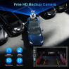 Autoradio 1 din bleutooth autoradio car play voiture avec sans fil carplay & android auto, 7 pouces hd écran tactile, fm, mic, u