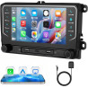 Essgoo android 15 autoradio pour vw golf 5 6 passat polo touran tiguan caddy t5 seat skoda ips 7 pouces carplay et android auto 