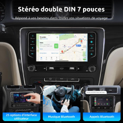 Essgoo android 15 autoradio pour vw golf 5 6 passat polo touran tiguan caddy t5 seat skoda ips 7 pouces carplay et android auto 