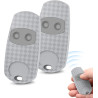 433,92 MHz Telecommande Portail Compatible avec C@me, 2 Canaux Télécommande de Porte de Garage Compatible avec 432NA/EV/EE, Lot 